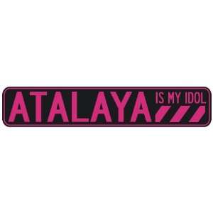   ATALAYA IS MY IDOL  STREET SIGN