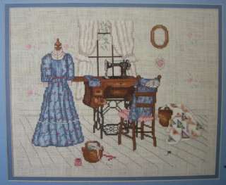 THE UPSTAIRS SEWING ROOM, Cross Stitch Pattern by PAULA VAUGHAN  