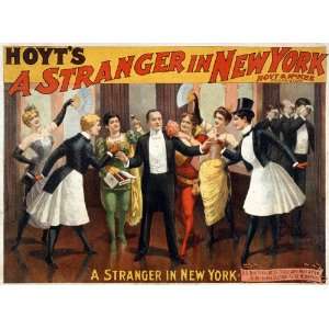  8x11 Inches Poster.Hoyts A Stranger in New York. Decor 