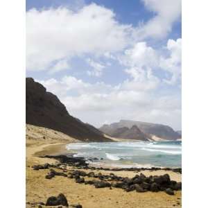 Beach at Praia Grande, Sao Vicente, Cape Verde Islands, Atlantic Ocean 