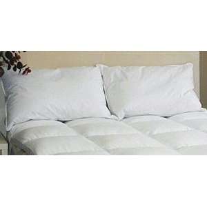 Standard 20x26 Bed Pillows   40oz. White Goose Feather Down Filling 