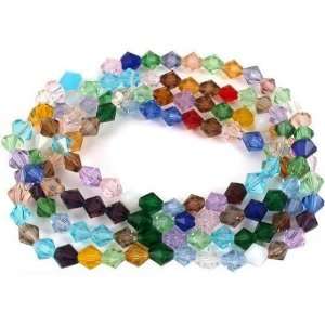  Bicone Chinese Crystal Bead Mix 6mm Beads 2 16 Stands 