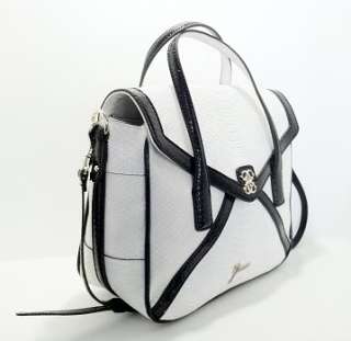 NEW GUESS Confession Flap Satchel, VG332818 WHITE MULTI, NWT 