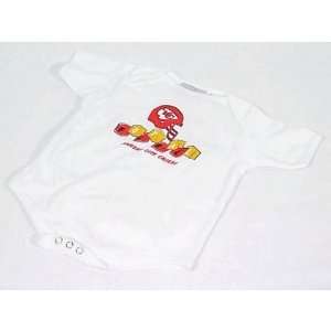  KC Chiefs White Infant Creeper Baby