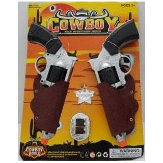  Wild West Cowboy Toy Colt Pistol Guns In Holster And 