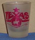 Texas Tech red raiders square shot glass New  