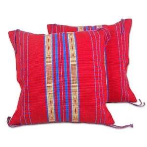  Cotton cushion covers, Destiny (pair)