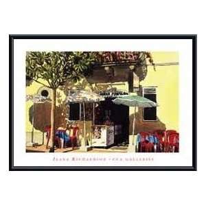   Cafe   Artist Ilana Richardson  Poster Size 19 X 27