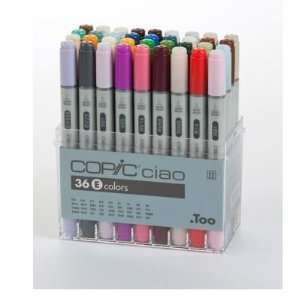 Copic Ciao Markers 36 Color Basic Set