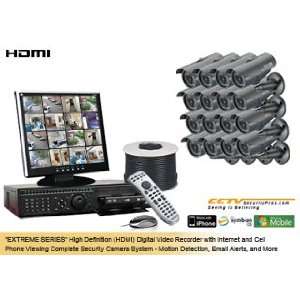   Ultra High Resolution with Night Vision Security Camera System (Up to