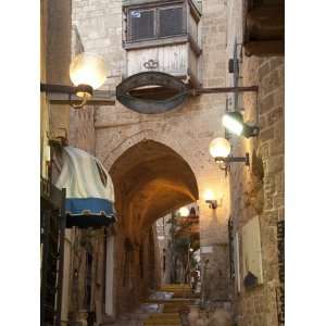  A Street in the Old Jaffa Historic District of Tel Aviv 
