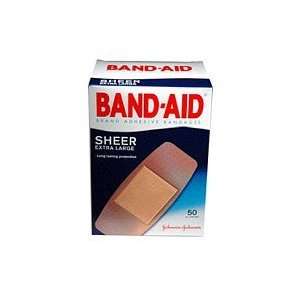  Band Aid Comfort Flex Plastic 2x4 1/2 50 Health 