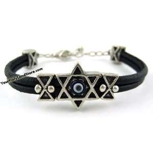  Evil Eye Protection Bracelet with Star of Magen David 