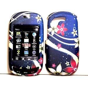  Galaxy Flower Rubberized Snap on Hard Skin Shell Case for 