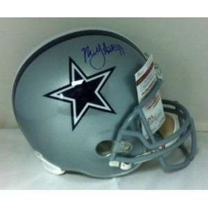  Autographed Miles Austin Helmet   FS JSA   Autographed NFL 