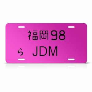  Japan Japanese Style Jspec Metal Novelty Jdm License Plate 