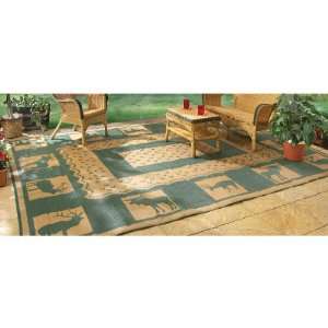  Guide Gear 9x12 foot Reversible Lodge Patio Mat Khaki 