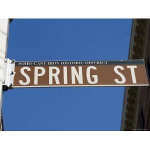 Spring Street, Soho, Manhattan, New York City, New York, United States 