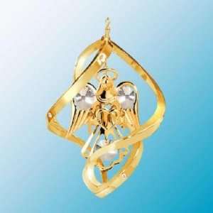   Angel w/ Heart Classic Spiral   Swarovski Crystal