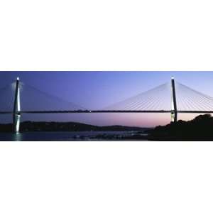  Suspension Bridge Across a River, Sunninge Bridge, Uddevalla 