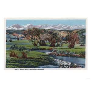 Trinidad, Colorado   Snowy Range & Valley View Premium Poster Print 