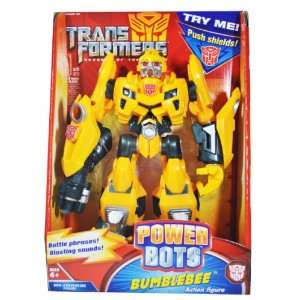   Robot Action Figure   BUMBLEBEE with Light Up Eyes, Battle Phrases and