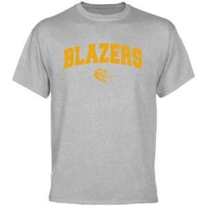  UAB Blazers Ash Mascot Arch T shirt