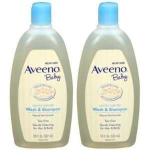  Aveeno Baby Wash & Shampoo   2 Pk. 