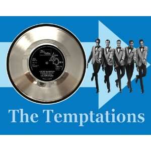  The Temptations Just My Imagination Framed Silver Record 