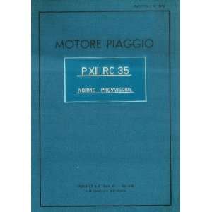  PIAGGIO Aviazione PX RC 35 Aircraft Engine Manual Piaggio 