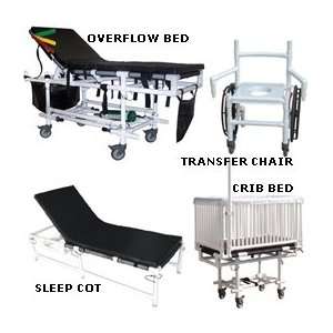  Surge Overflow Beds   Folding De Con Transfer Chair 
