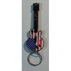  USA Gibson Guitar Keychain