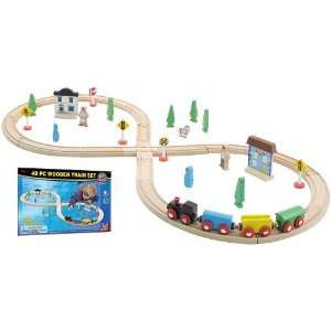  Wow Toyz WTWT40 Wooden Figure 8 Train Set 40 Piece Toys & Games
