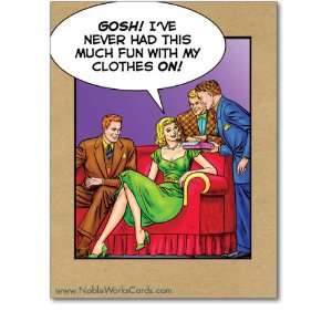  Funny Thank You Cards Fun With Clothes On Humor Greeting 