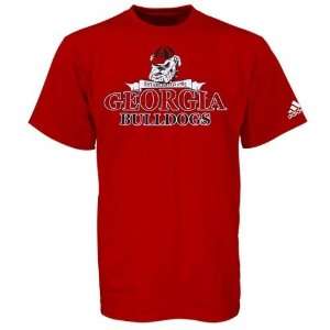   adidas Georgia Bulldogs Red Bracket Buster T shirt