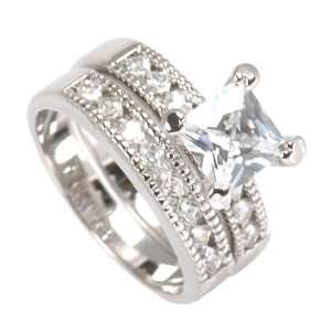  Two in One Clear CZ Ring JR0210CZ Jewelry