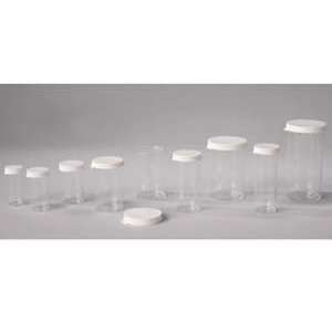   Container,Polystyrene, With Snap Cap,40 Dram