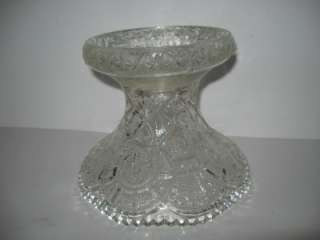 Vintage Broken Arches Imperial Glass Punch Bowl Base/Stand RARE  