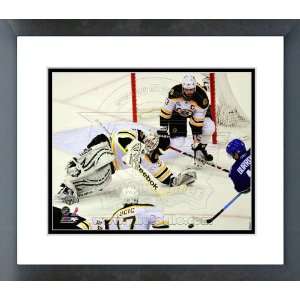  Boston Bruins Zdeno Chara 2011 Stanley Cup Save Framed 