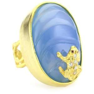  Azaara Paris Lilly Pad Ring, Size 7 Jewelry