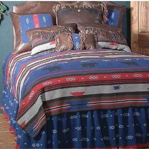    Yukon 1 Black Bear Blue Diamond Bedskirt   Twin