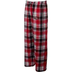   Youth Scarlet Black Plaid Legend Flannel Pants (Large) Sports