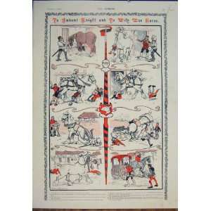  Adams Sketches Horse Knight War Fine Art 1905