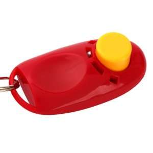  Dog Pet Click Clicker Training Trainer Red