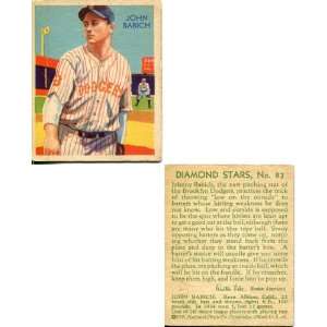  John Babich 1936 Diamond Stars Card