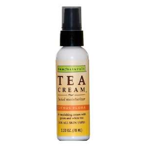 Tea Naturals Skin Care Tea Cream, Facial Moisturizer, Citrus Flora, 2 