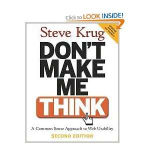  Dont Make Me Think 2nd (second) edition Text Only Steve 