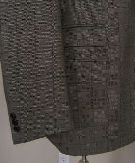 Arnold Zimberg Cashmere Wool Sport Coat Brown 43R ITALY  