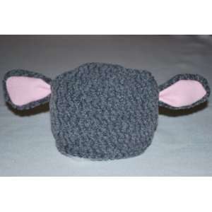  Fleece Lamb Hat (Baby 3 6 Months) (Color  Grey 
