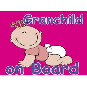  Grandbaby on Board Car Magnet Baby